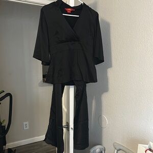 Shanghai Tang Black Silk Garment